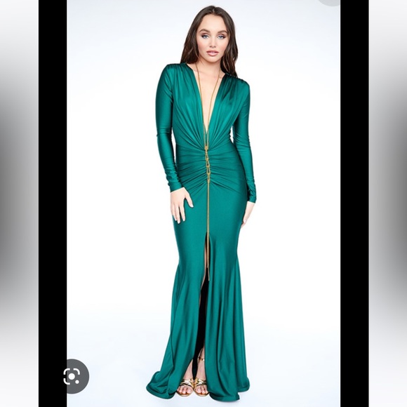 eva mejl Dresses & Skirts - Eva Mejl Kimberly’s emerald green evening Dress